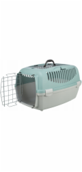 Trixie Capri 3 přepravní box s otevřenou střechou, S: 40×38×61 cm, světle šedá/šalvějová