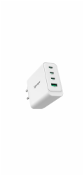 Adaptér Sponge C4 100W GaN, USB-C/USB-A, bílý