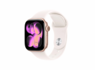 Apple Watch Series 11 GPS + Cellular 42mm Ružový zlatý hliník so svetlo ružovým športovým remienkom - S/M