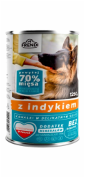 FRENDI with Turkey chunks in delicate sauce - mokré krmivo pro psy - 1250g