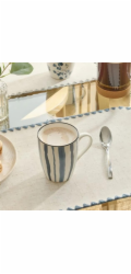 NENURODYTA_V Hrnek, modrobílý, 0,310 l