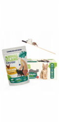 ANIMAL ISLAND Chicken in broth - mokré krmivo pro kočky - 40x85g
