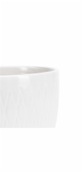 DOMOLETTI Květináč FP.0024.015.HM, O 15 cm, bílý