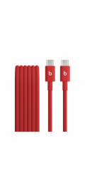 Beats 240W USB-C/USB-C Braided Cable (3m)- Red