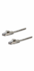 FTP patchcord, Cat.5e, RJ45 M-3m, chráněný, šedý, čistá měď economy