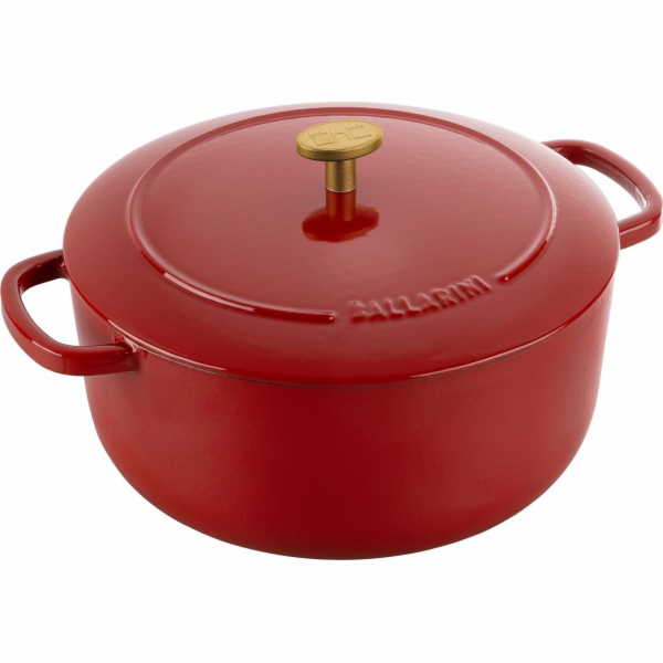 Ballarini Bellamonte Cocotte 24 cm, Gusseisen, rund, rot