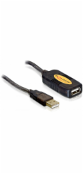 Aktivní prodlužovací kabel DeLOCK USB 2.0, USB-A samec > USB-A samice