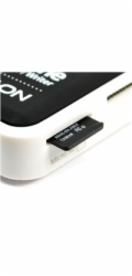 AXAGON, All in One, CRE-X1, externá čítačka kariet USB 2.0, 5-slot, White - black, blister
