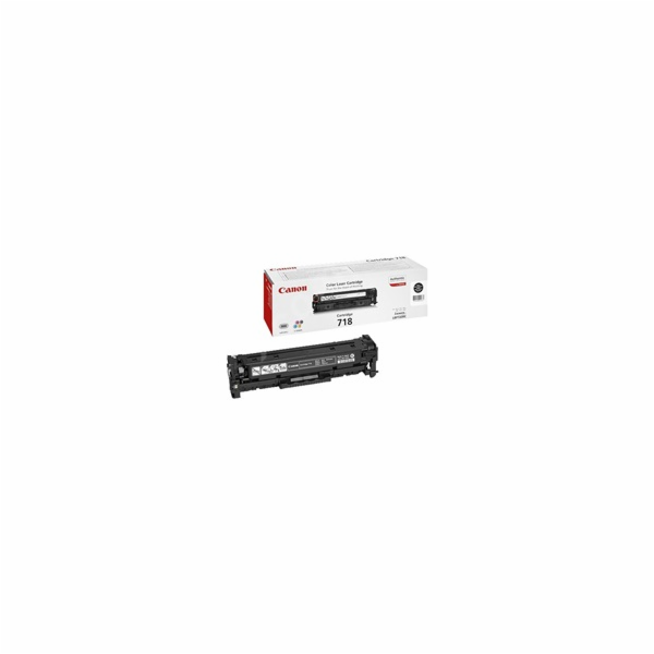 Canon toner CRG-718BK, černy - 2 pack