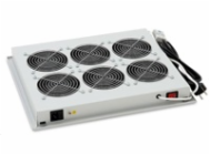 TRITON Ventilační jednotka horní (spodní), 6 ventilátorů-230V/90W, termostat, šedá