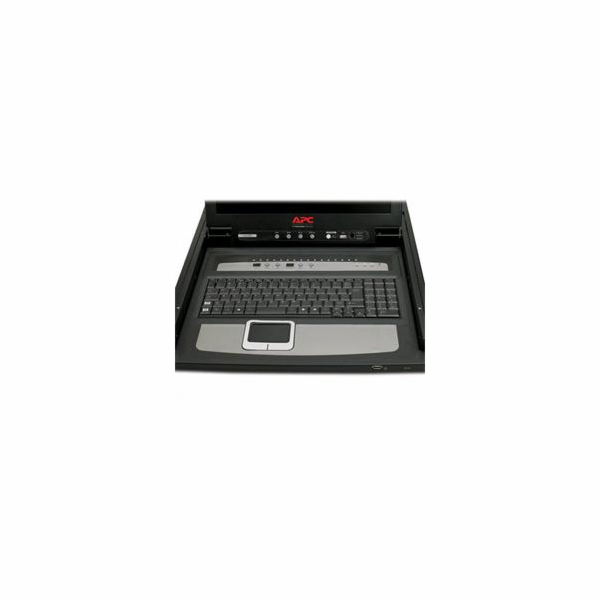 APC LCD Console - KVM konzole s přepínač KVM - 16 porty -...
