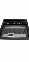 APC LCD Console - KVM konzole s přepínač KVM - 16 porty - PS/2 - 17" - připevnitelný na regál - VGA - černá - 1U - pro P/N: SMTL2K2RM2UCL, SMTL2K2RM2UCLNC, SMTL3KRM2UCL, SMTL3KRM2UCLNC, SMX3000RMX93