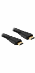 Delock HDMI 1.4 kabel A/A samec/samec, plochý, 1m (82669)