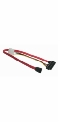 GEMBIRD Kabel SATA napájecí + datový combo 
