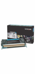 TONER LEXMARK C746, C748 Cyan Return Program Toner Cartridge 7000 strán