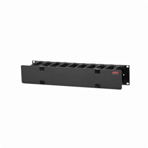 Horizontal Cable Manager, 2U Single Side w.Cover