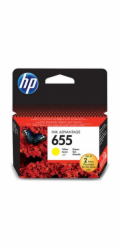 HP 655 Yellow Ink Cart, CZ112AE (600 pages)