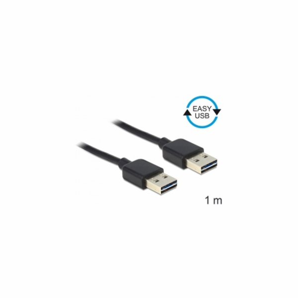 Delock Kabel EASY-USB 2.0-A samec > samec   1 m