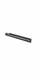 XtendLan Patch panel 19", 24 portů, neosazený,CAT5e,6,6A,7, vyvazovák