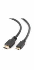Gembird kábel HDMI (M) na mini HDMI (M) s Ethernetom, High speed, 3m, čierny