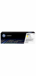 HP 201X - Vysoká výtěžnost - žlutá - originální - LaserJet - kazeta s barvivem (CF402X) - pro Color LaserJet Pro M252dn, M252dw, M252n, MFP M277c6, MFP M277dw, MFP M277n