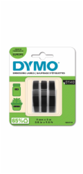 1x3 Dymo Embossing Labels 9mm black