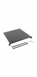LANBERG 19" PEVNÁ POLICE 1U/483X500MM MAX. NOSNOST DO 25 KG ČERNÁ