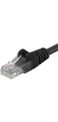 PREMIUMCORD Patch kabel UTP RJ45-RJ45 CAT5e 3m černá