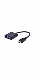 Gembird Adapter HDMI-A - VGA (M/F), černý