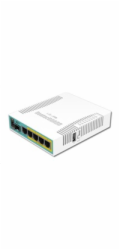 MikroTik RouterBOARD hEX PoE, 800MHz CPU, 128MB RAM, 5xGLAN, USB, PoE 802.3at, USB, SFP,  vč. L4