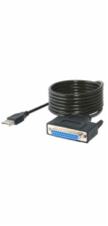 PREMIUMCORD Kabel USB printer kabel, USB na paralelní port