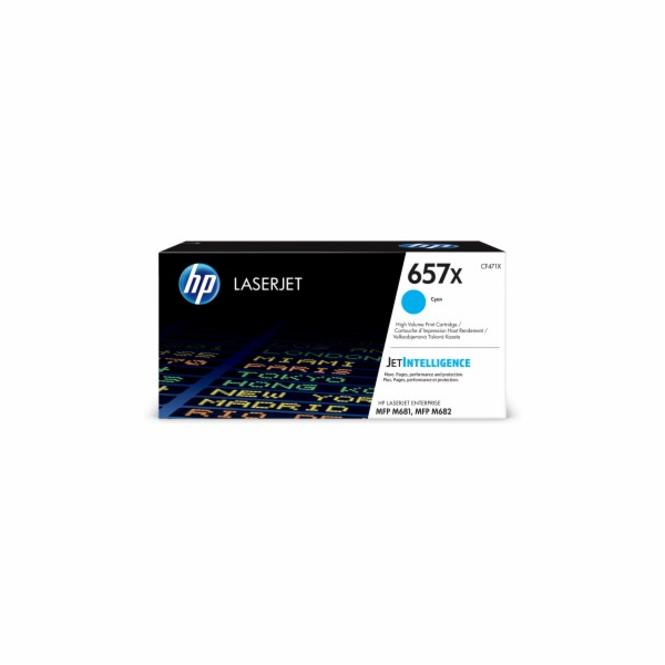 HP 657X High Yield Cyan Original LaserJet Toner Cartridge...
