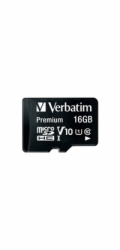 VERBATIM 44082 microSDHC 16GB cl10 adapt