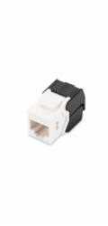 Digitus CAT 6 Keystone Jack, nestíněný RJ45 na LSA, připojení bez nářadí, vč. kabelová svorka
