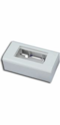 Sada 2M Alantec bílá Box + podpěra + rám 90x45