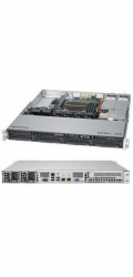SUPERMICRO 1U chassis 4x 3,5" HS SAS/SATA (12G), 2x400W (Platinum)
