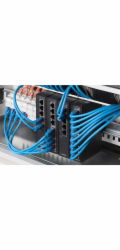 Digitus "Professional 483 mm (19") podpěra na DIN lištu, vedení kabelů"