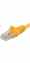 PREMIUMCORD Patch kabel UTP RJ45-RJ45 CAT5e 15m žlutá