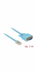 Delock Adaptér RS-232 DB9 samice > 1 x Sériový RS-232 RJ45 samec 1 m