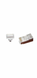 GEMBIRD Universal pass-through modular FTP plug 8P8C, 10 pcs