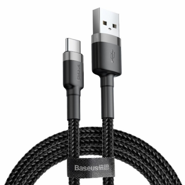 Kabel BASEUS USB TypeA M, USB TypeC M, 1m černý CATKLF-BG1
