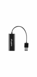 LANBERG USB->RJ45 ETHERNET ADAPTÉR SÍŤOVÁ KARTA  USB 2.0 1X RJ45 100MB KABEL