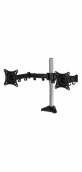 ARCTIC stolní držák Z2 Pro (Gen3) pro 2x LCD do 34", nosnost 2x15kg, 4x USB HUB, černý (black)