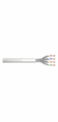 DIGITUS Kabel CAT 6A U-FTP, surová délka 305 m, papírová krabička, AWG 27/7, LSZH, simplex, barva šedá