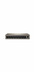 Tenda TEG1008M 8-port Gigabit Switch, 8x 10/100/1000 Mb/s, Fanless, MAC 4K, napájení AC/DC, i na zeď