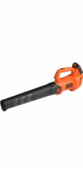 Black+Decker Akumulátorový axiální foukač BCBL200L-QW, 18 V (oranžovo-černý, 2,0 Ah Li-ion baterie)