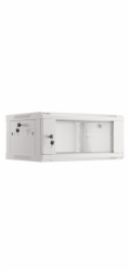 LANBERG Nástěnný rack 19 4U 600X450mm šedý flat pack WF01-6404-10S LANBERG RACK CABINET 19" WALL-MOUNT 4U/600X450 (FLAT PACK) V2 GREY