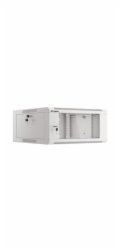 Lanberg skříň Závěsná serverová skříň 19 palců 4U 570x600 šedá WFFA-5604-10S-WFFA-5604-10S