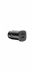 Nabíječka do auta Baseus 30W 1x USB,1x USB-C černá