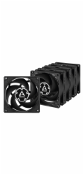 ARCTIC P8 PWM PST Case Fan - 80mm case fan with PWM control and PST cable - Pack of 5pcs